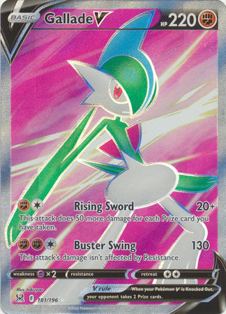 Gallade V - 181/196 - Full Art Ultra Rare available at 401 Games Canada