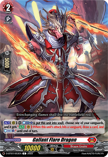 Gallant Flare Dragon - D-BT07/053 - Common available at 401 Games Canada