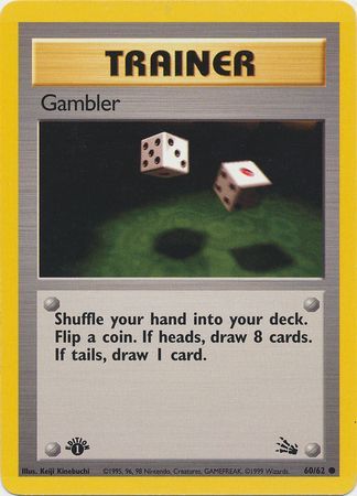 Gambler - 60/62 - Common - 1st Edition available at 401 Games Canada