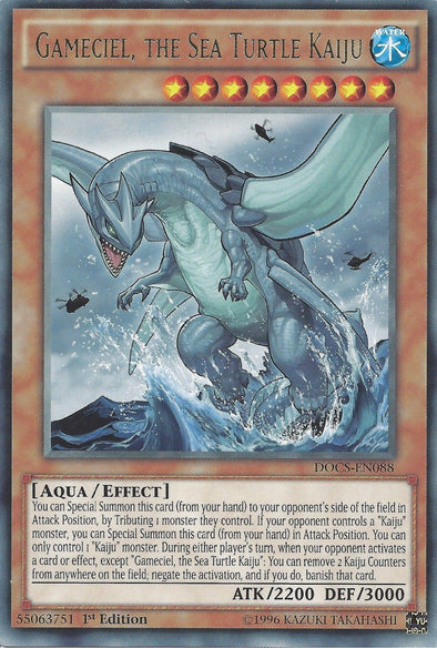 Gameciel, the Sea Turtle Kaiju - DOCS-EN088 - Rare - 1st Edition available at 401 Games Canada