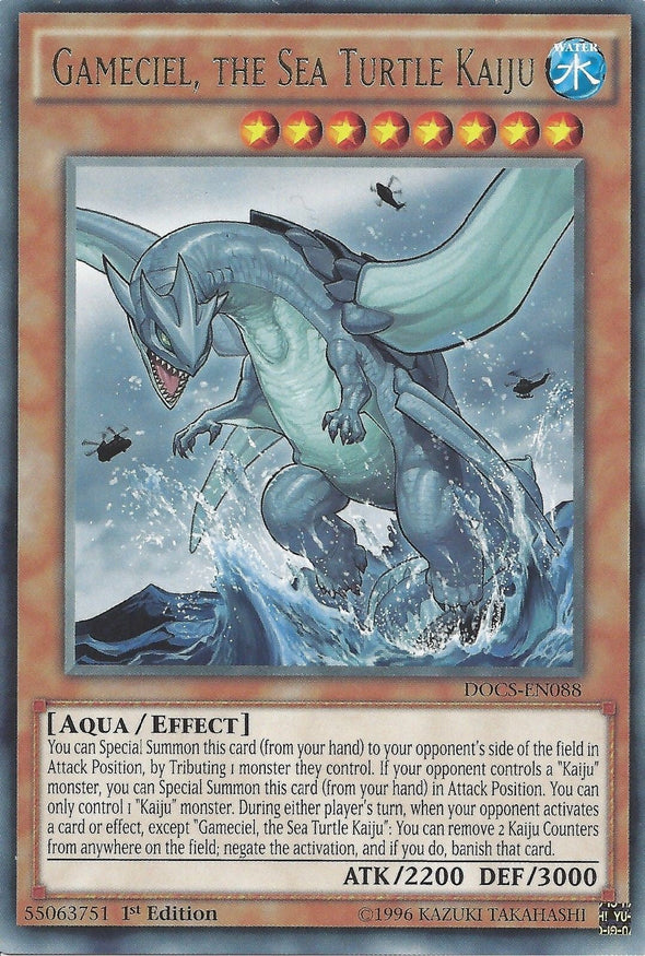 Gameciel, the Sea Turtle Kaiju - DOCS-EN088 - Rare - 1st Edition available at 401 Games Canada