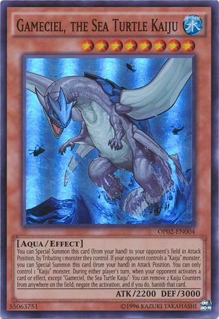 401 Games Canada - Gameciel, the Sea Turtle Kaiju - OP02-EN004 - Super Rare - Unlimited 401 Games Canada - Gameciel, the Sea Turtle Kaiju - OP02-EN004 - Super Rare - Unlimited