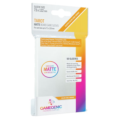 Gamegenic - 50ct Tarot 73mm x 122mm - Matte Sleeves available at 401 Games Canada