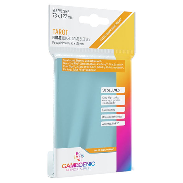 Gamegenic - 50ct Tarot 73mm x 122mm - Prime Sleeves available at 401 Games Canada