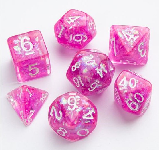 Gamegenic - RPG Dice Set - 7 Piece Set - Candy-Like Series: Raspberry available at 401 Games Canada