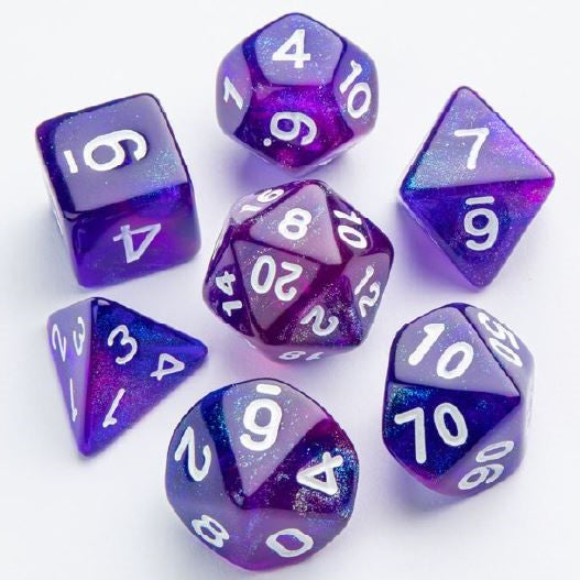 Gamegenic - RPG Dice Set - 7 Piece Set - Galaxy Series: Nebula available at 401 Games Canada