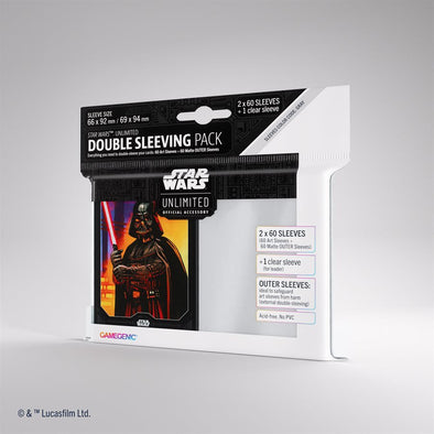 Gamegenic - Star Wars: Unlimited: Art Sleeves Double Sleeving Pack: Darth Vader (Pre-Order) available at 401 Games Canada