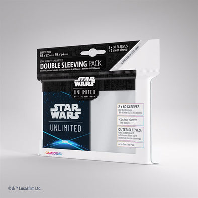 Gamegenic - Star Wars: Unlimited: Art Sleeves Double Sleeving Pack: Space Blue (Pre-Order) available at 401 Games Canada