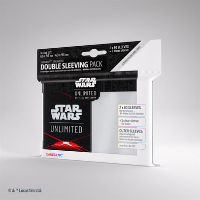 Gamegenic - Star Wars: Unlimited: Art Sleeves Double Sleeving Pack: Space Red (Pre-Order) available at 401 Games Canada