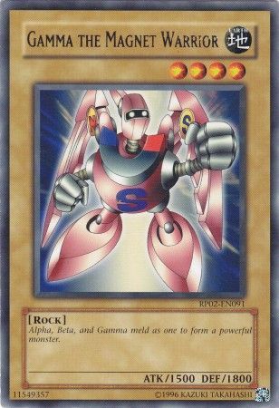 Gamma the Magnet Warrior - RP02-EN091 - Rare available at 401 Games Canada