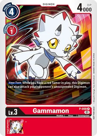 Gammamon - P-058 - Promo available at 401 Games Canada