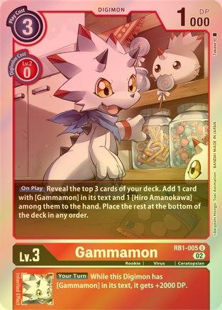 Gammamon - RB1-005 - Uncommon (Foil) available at 401 Games Canada