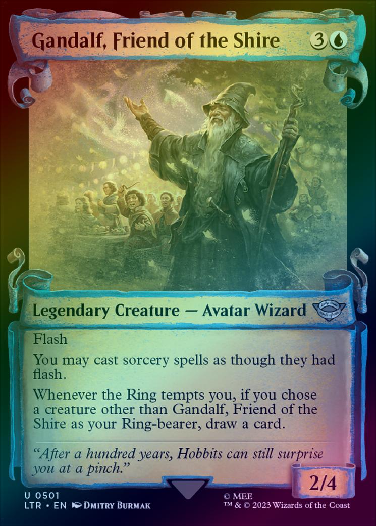 401 Games Canada - Gandalf, Friend of the Shire - Scroll Showcase (Foil) (LTR) 401 Games Canada - Gandalf, Friend of the Shire - Scroll Showcase (Foil) (LTR)