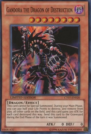 Gandora the Dragon of Destruction - CT07-EN020 - Super Rare - Limited Edition available at 401 Games Canada