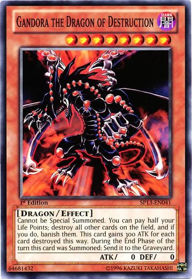 Gandora the Dragon of Destruction - SP13-EN041 - Common - 1st Edition available at 401 Games Canada