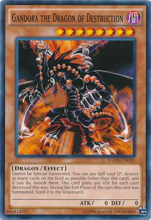 Gandora the Dragon of Destruction - YGLD-ENC03 - Common - Unlimited available at 401 Games Canada