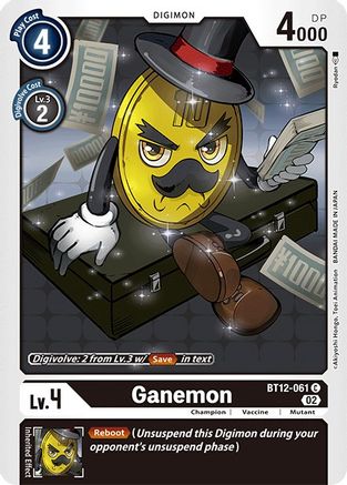 Ganemon - BT12-061 - Common available at 401 Games Canada