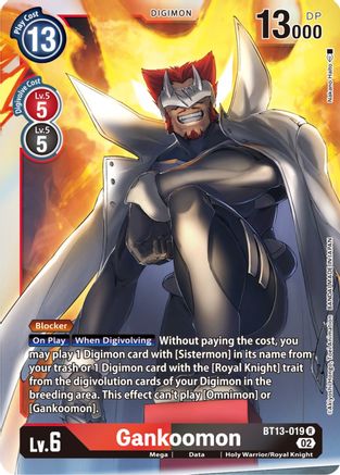 Gankoomon - BT13-019 - Rare available at 401 Games Canada