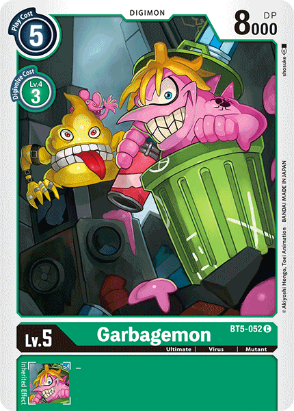 Garbagemon - BT5-052 - Common available at 401 Games Canada