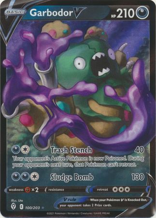 Garbodor V - 100/203 - Ultra Rare available at 401 Games Canada