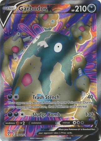 Garbodor V - 190/203 Full Art Ultra Rare available at 401 Games Canada