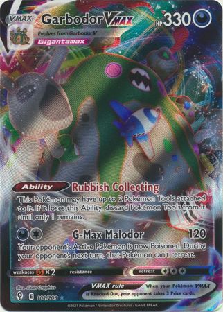 Garbodor VMAX - 101/203 - Ultra Rare available at 401 Games Canada