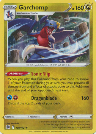 Garchomp - 109/172 - Holo Rare available at 401 Games Canada