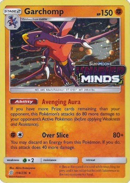 Garchomp - 114/236 - Holo Promo (Unified Minds Stamped) available at 401 Games Canada