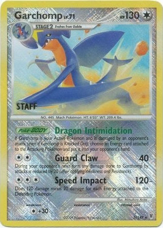 Garchomp - 5/147 - Promo (Staff National Championships 2009-10) available at 401 Games Canada