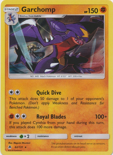 Garchomp - 62/131 - Holo Rare available at 401 Games Canada