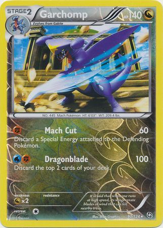 Garchomp - 90/124 - Holo Rare - Reverse Holo available at 401 Games Canada