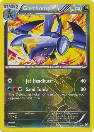 Garchomp - 91/124 - Rare - Reverse Holo available at 401 Games Canada