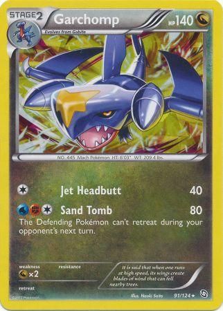 Garchomp - 91/124 - Shattered Holo Rare - Theme Deck Exclusive available at 401 Games Canada