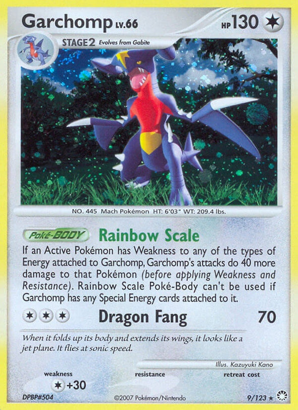 Garchomp - 9/123 - Holo Rare available at 401 Games Canada