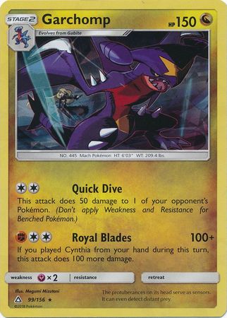 Garchomp - 99/156 - Shattered Holo Rare - Theme Deck Exclusive available at 401 Games Canada