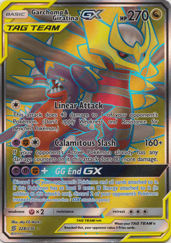 Garchomp & Giratina GX - 228/236 - Full Art Ultra Rare available at 401 Games Canada