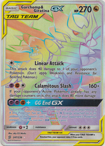 Garchomp & Giratina GX - 247/236 - Hyper Rare available at 401 Games Canada