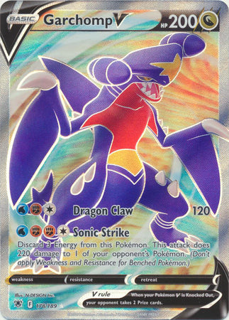 Garchomp V - 178/189 - Full Art Ultra Rare available at 401 Games Canada