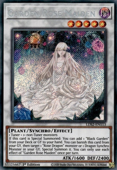 Garden Rose Maiden - LDS2-EN113 - Secret Rare - 1st Edition available at 401 Games Canada