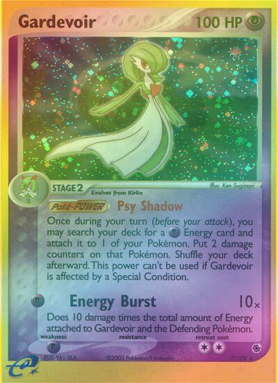 Gardevoir - 7/109 - Holo Rare - Reverse Holo available at 401 Games Canada