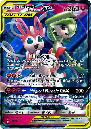 Gardevoir & Sylveon GX - 130/214 - Ultra Rare available at 401 Games Canada