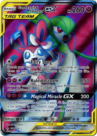 Gardevoir & Sylveon GX - 204/214 - Full Art Ultra Rare available at 401 Games Canada