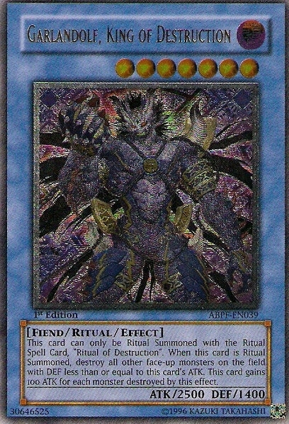 Garlandolf, King of Destruction - ABPF-EN039 - Ultimate Rare - 1st Edition available at 401 Games Canada