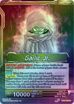 Garlic Jr. // Garlic Jr., The Immortal Demon - BT11-092 - Common (FOIL) available at 401 Games Canada