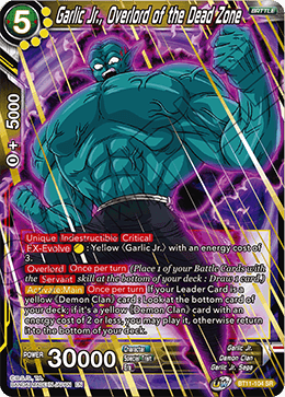 Garlic Jr., Overlord of the Dead Zone - BT11-104 - Super Rare available at 401 Games Canada