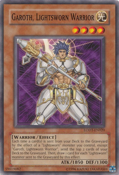 Garoth, Lightsworn Warrior - LODT-EN020 - Common - Unlimited available at 401 Games Canada