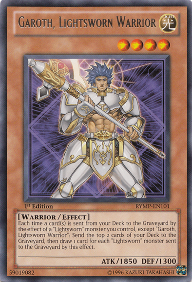 Garoth, Lightsworn Warrior - RYMP-EN101 - Rare - 1st Edition available at 401 Games Canada