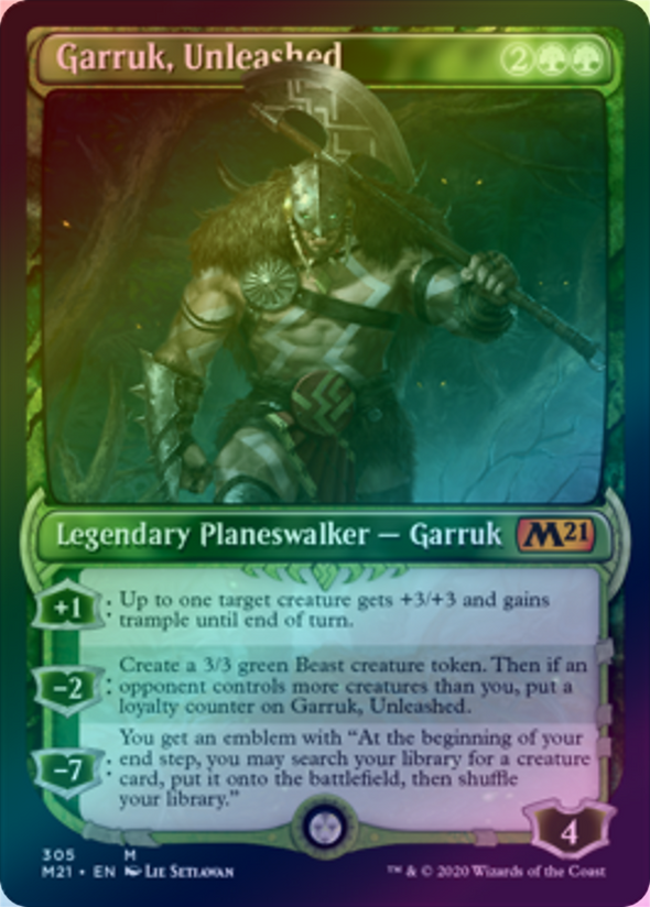 Garruk, Unleashed (Showcase) (FOIL) (M21) available at 401 Games Canada