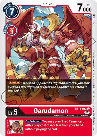 Garudamon - BT11-013 - Common available at 401 Games Canada