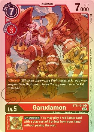 Garudamon (Foil) - BT11-013 - Common available at 401 Games Canada